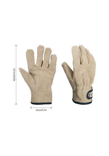 Deri Kamp Eldiveni Khaki