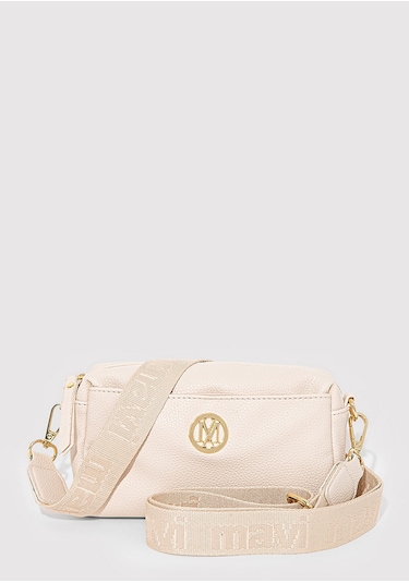 Mavi - Bej Çapraz Çanta 1912662-87740 Bej