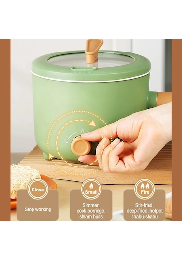 Çoklu Ocaklar Elektrikli Pot Ev Yapışmaz Tava Tencere Pirinç