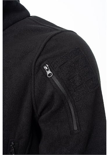 351 Model 5 Cepli Unisex Polar Mont Ceket Siyah