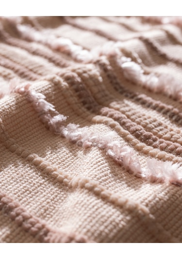 Madame Coco Montjalin Çift Kişilik Yatak Örtüsü - Pudra 8684427179758 Pudra