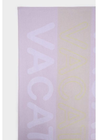 Defacto Kadın Desenli Pamuklu Plaj Havlusu C1149ax25smpr46 Mor