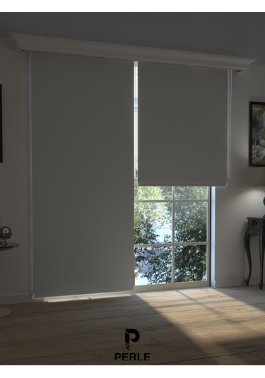 Açık Gri Blackout Stor Perde Tam Karartma Yüksek Kalite Superblackout Açık Gri