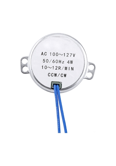 Yaozixa 4w Dürtücü Az Gürültülü Senkron Motor, Ac100-127v, 15-18rpm, Kaliteli Malzeme, Kalıcı Manyet, Fan Isıtıcı Ve Oyuncaklarda Kullanım