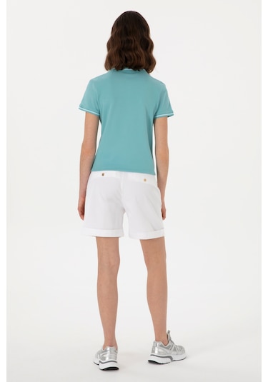 U.s. Polo Assn. Kadın Beyaz Şort / Bermuda 50309125-vr013 Beyaz
