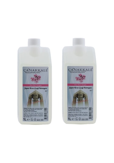 Çanakkale Kolonyaları Japon Kiraz Çiçeği Kolonyası 2 x 1 L