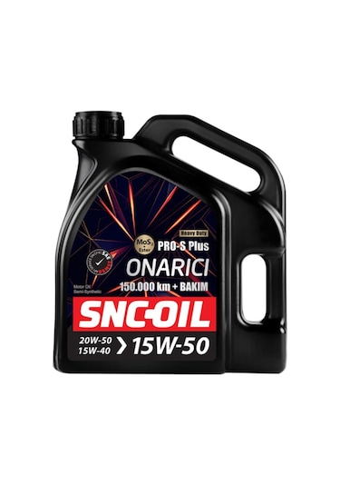 Snc Oil 150.000 + Bakım Pro-S Plus 15W-50 Yarı Sentetik Motor Yağı 4 L