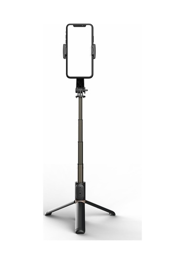 Butu Q08 450mah Sarsıntı Önleyici 360 Derece Gimbal Tripod Bluetooth Selfie Çubuğu Alüminyum Alaşımlı Kutup