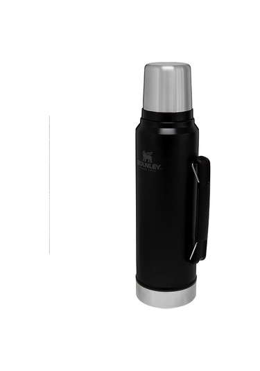 Stanley Classic 1 L Vakumlu Çelik Termos 10-08266-002 Siyah