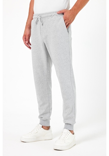 Kalın Gri Erkek Eşofman Altı Jogger Arka Cepli Paça Lastikli Regular Fit Şardonsuz Cmre97 Gri Kalın Gri Erkek Eşofman Altı Jogger Arka Cepli Paça Lastikli Regular Fit Şardonsuz Cmre97 Gri