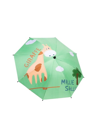 Suntek Bebek Arabası Şemsiyesi Kelepçeli Seyahat Yaz Zürafa Zürafa Çok Renkli