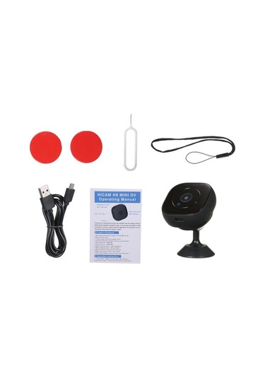 Pazly Kablosuz Mini Wifi Kamera - 1080p Gece Görüşlü, Taşınabilir, Manyetik Kılıflı, 120 Açı, 30ft Menzil 111 Karakter