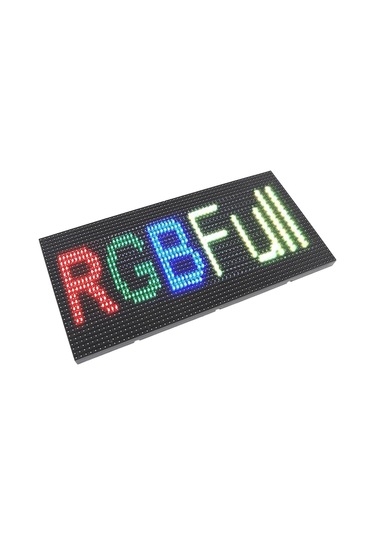 Vkemall P10 Ip64 Su Geçirmez İç Mekan Led Ekran Modülü - 320x160mm Renkli Kaydırmalı Görüntü Birimi Paneli