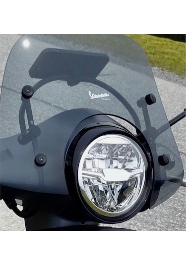 Vespa Telefon-navigasyon Tutucu Aparat Oval Siyah / Scoosee