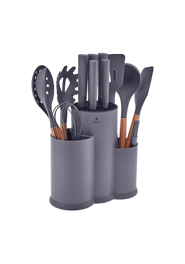 Karaca  Burby 14 Parça Bıçak Seti Gri