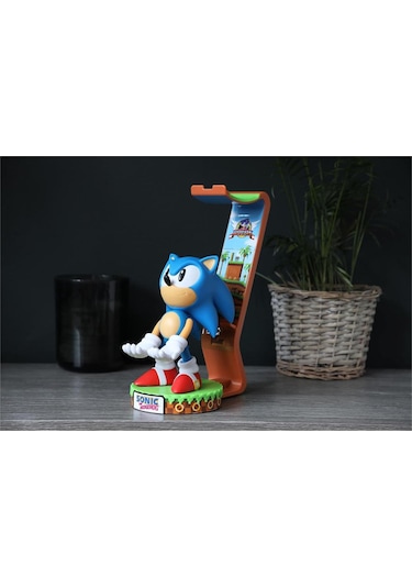 Sega Sonic Deluxe Işıklı Dualsense Dualshock Oyun Kolu Tutucu Tel