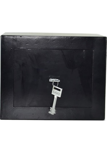 Anahtarlı Ev Ofis Kasası Çelik Kasa 30x19x27 Cm