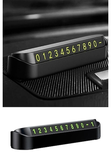 Vipstreet Tüm Araçlara Uyumlu Araç Numaratör Araba Telefon Numara