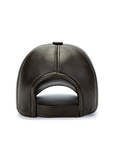 Tamer Tanca Erkek Hakiki Deri Haki Şapka 524 Emr Beyzbol Sapka Hakı Haki