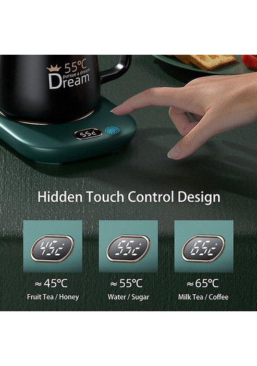 Usb Bardak Isıtıcısı, İçecek Kupaları İçin 3 Sıcaklık Ayarı, Kakao, Çay, Su, Süt İçin, Ev Ofis Kullanımı İçin, Isıtma Yastığı