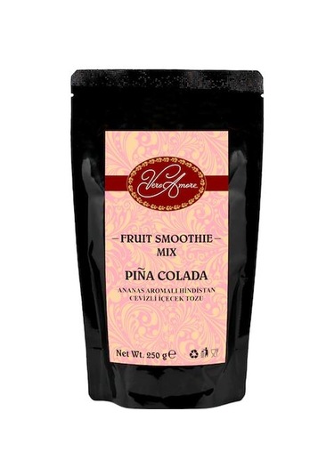 Vero Amore Fruit Smoothie Mix Pina Colada Ananas Aromalı Hindistan Cevizli İçecek Tozu 250 ML
