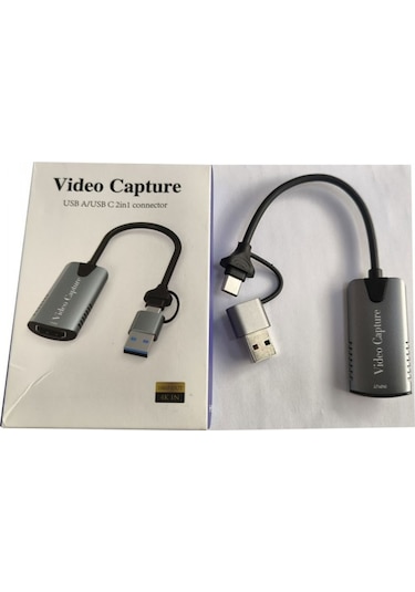 Hdmı Video Capture Kartı Type-c - Usb-a 3.0 To 4k 60hz 1080p