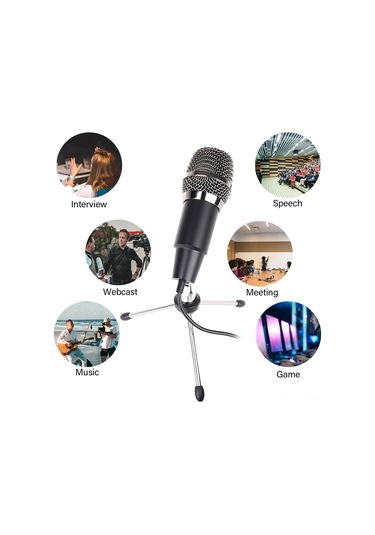 Singree Taşınabilir Usb Mikrofon - Podcast, Şarkı Ve Canlı Yayınlar İçin Kompakt Tripodlu Profesyonel Ses Kayıt Cihazı