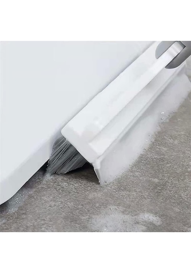 Temizleme Fırçası Zemin Araba Ev Sihirli Fırça Süpürge Uzun Saplı Çekpas Çift Fırçalı Çekçek