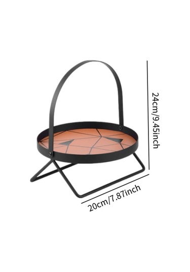 Trendooze Demir Depolama Rafı, Kahverengi, Çok Yönlü Giriş Düzenleyici Kahverengi