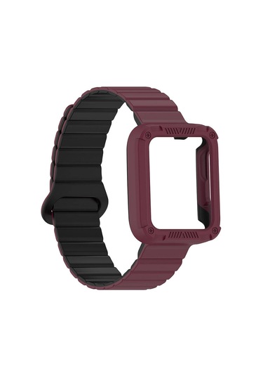 Xiaomi Redmi Watch 2 Silikon Kordon Hgea Krd-105 Strap Kayış-beyaz-siyah