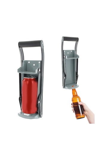 Dancemonkey Duvara Monte Şişe Açacağı, Geri Dönüşüm Aracı Pratik Tasarım Gri