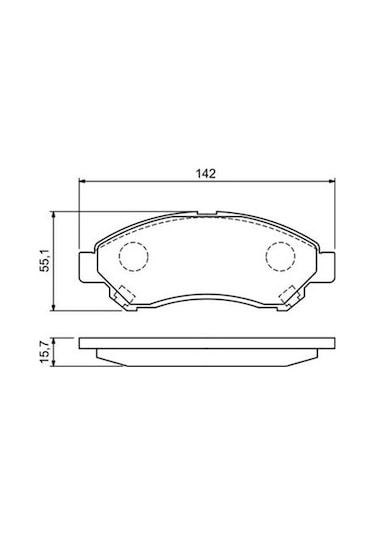 Suzuki Vitara 1.4 Hybrıd 2020-2023 Bosch Ön Balata