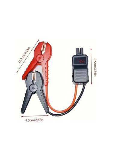 Xuweiwei 1 Adet Led Klips Araç Pil Kelepçe Klipsleri İçin Akıllı Led Acil Yönlendirici Kablo Ec5 Kırmızı Siyah Bağlayıcılar İle