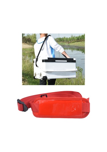Homyl Ayarlanabilir Omuz Kemeri Balıkçılık Kutusu Kırmızı