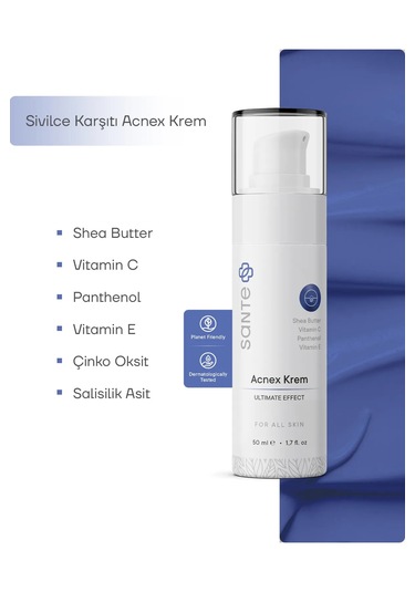 Sante Plus Akne ve Sivilce Karşıtı Krem 50 ML
