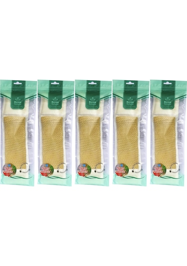 Derma Naturel Palmiye Örme İpli Banyo Kemeri 8 24cm 5 Li Set
