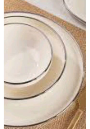 Bernardo Smooth Capel Platin 12 Kişilik 55 Parça Yemek Takımı Krem