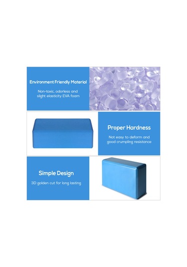 Youtek Mint Yeşili Dayanıklı Eva Yoğunluklu Yoğa Bloku - Denge, Doğru Konum Ve Derin Pose İçin Destek - 1 Adet Yeşil