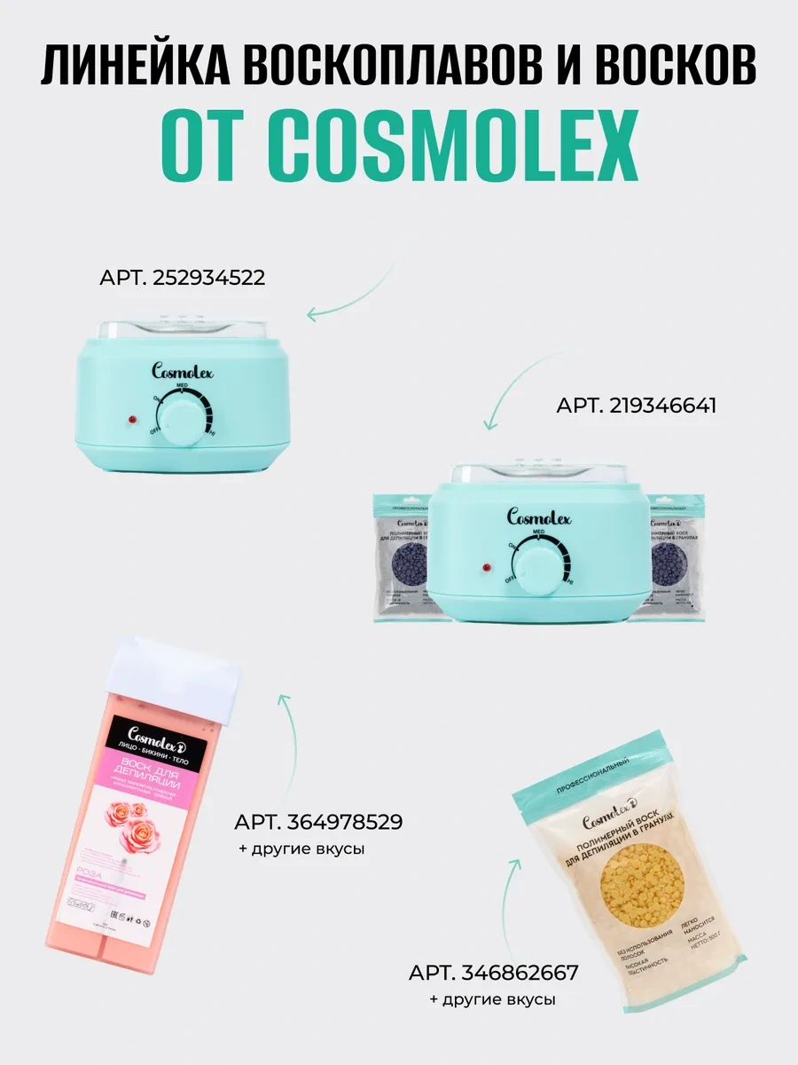 Cosmolex Mum Eritme Kartuş Seti Epilasyon İçin 173101501