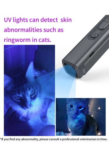 Geeroyoo Taşınabilir Ultrasonik Köpek Kovucu, Uv Led Işıklı, 10 Metre Menzilli, Gri Renk, Uzun Pil Ömrü