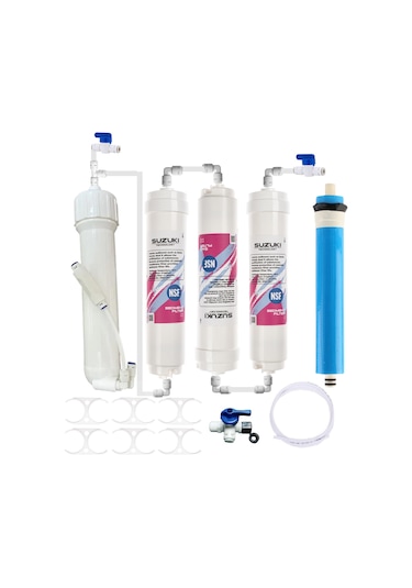 Akvaryum Tipi Su Arıtma, Çift Çıkışlı Ve Saf Su Sistemi (Standart Membranlı)