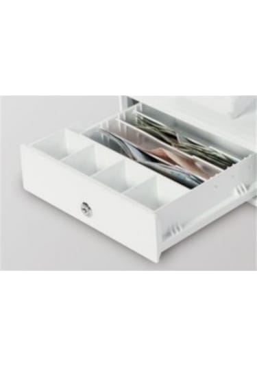 Küçük Boy Butonla Açılabilen 4+4 Gözlü Yazar Kasa Para Çekmecesi