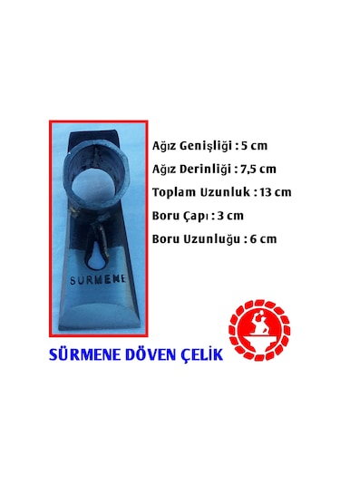 Sürmene El Yapımı Çelik Küçük Keser Keskin Sağlam A + Kalite