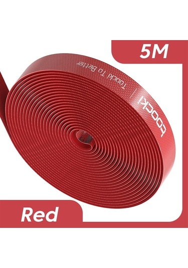 Toocki Velcro Kablo Düzenleyici 11 Çok Renkli Çok Renkli