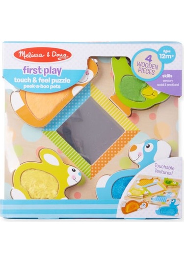 Melissa And Doug Dokun Hisset Yapboz Evcil Hayvanları Bul