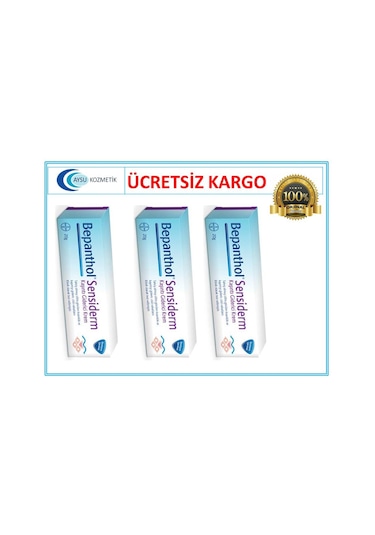 Bepanthol Sensiderm Kaşinti Giderici Krem 20 G 3'lü Paket