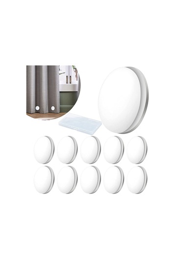 20 Adet Manyetik Perde Ağırlıkları Perde Ağırlıkları C Siyah