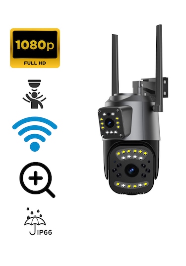 Ata Soft 4 Mp Hd Ip Kamera Wifi Çift Lensli Kamera Blm50