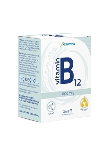 Avicenna Vitamin B12 1000mcg Sprey 20ml