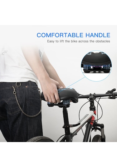 Yifomall Yeni Tip Büyük Dizaynlı Bisiklet Oturagi, Dağ Bisikleti Koltuğu + Kurulum Aleti Seti, Siyah-kırmızı Renkli Pu+köpük Malzeme Çok Renkli